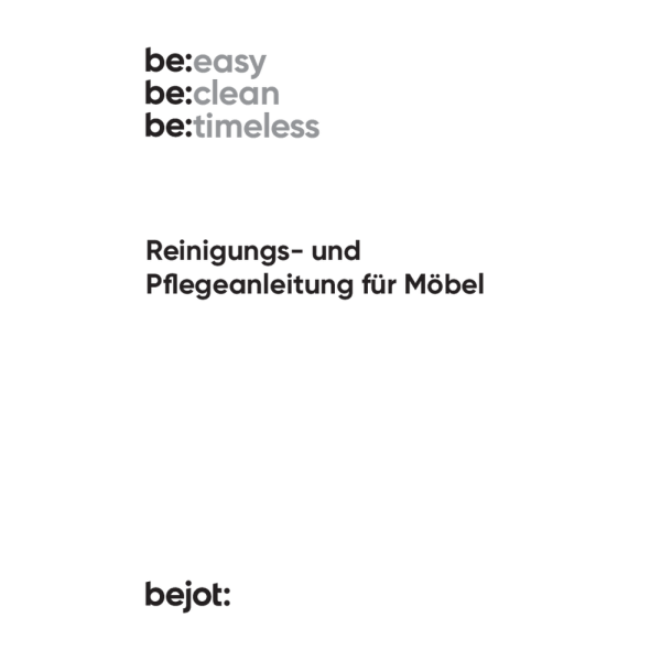 Reinigungs und Pflegeanleitung